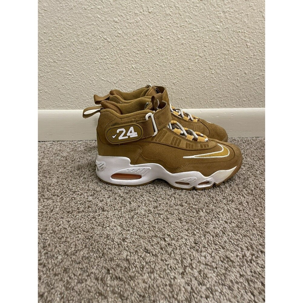 Nike Air Griffey Max 1 Wheat Pollen White Sneakers Shoes DO6685-700 Youth Sz 6.5